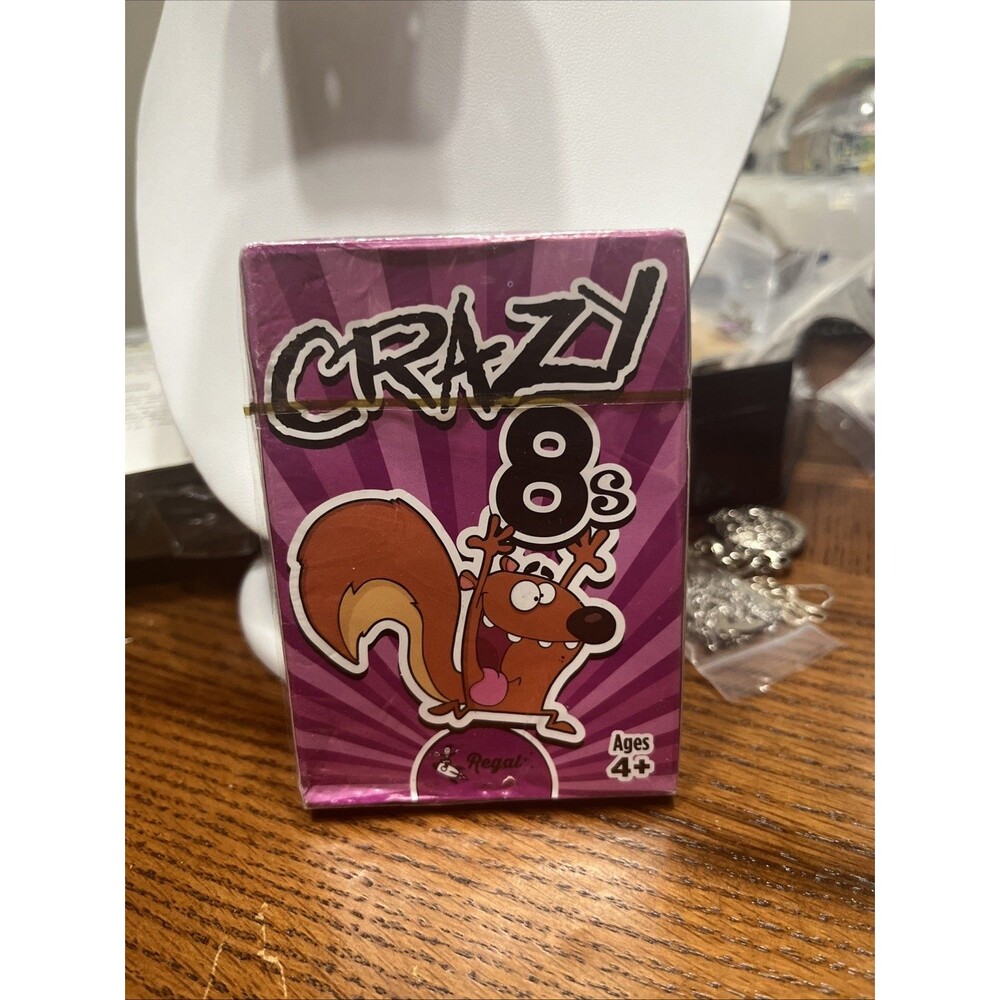 2018 Regal Games Crazy 8s Kids Card Game Brand New / Factory Sealed